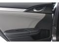 Gray 2017 Honda Civic Touring Sedan Door Panel