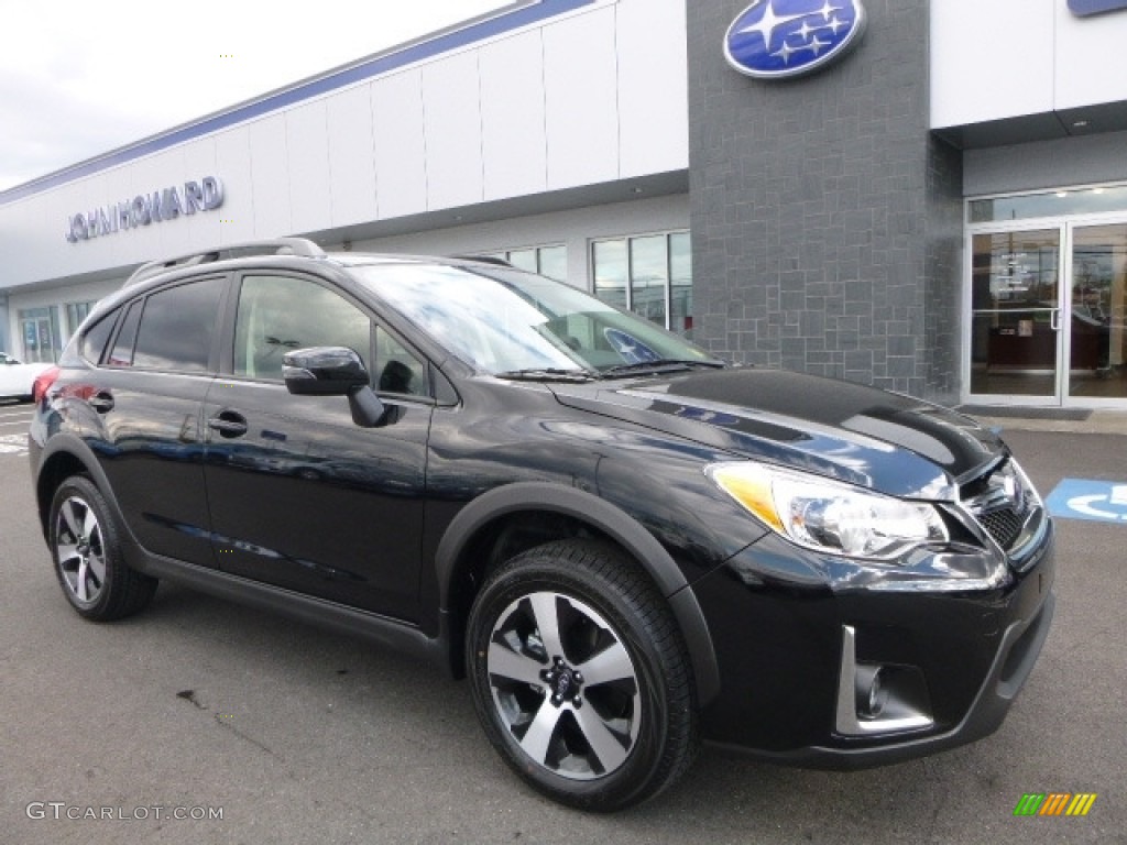 2017 Crosstrek 2.0i Premium - Crystal Black Silica / Black photo #1