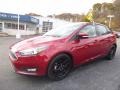 2016 Ruby Red Ford Focus SE Hatch  photo #6