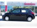 2009 Super Black Nissan Versa 1.8 S Hatchback  photo #1