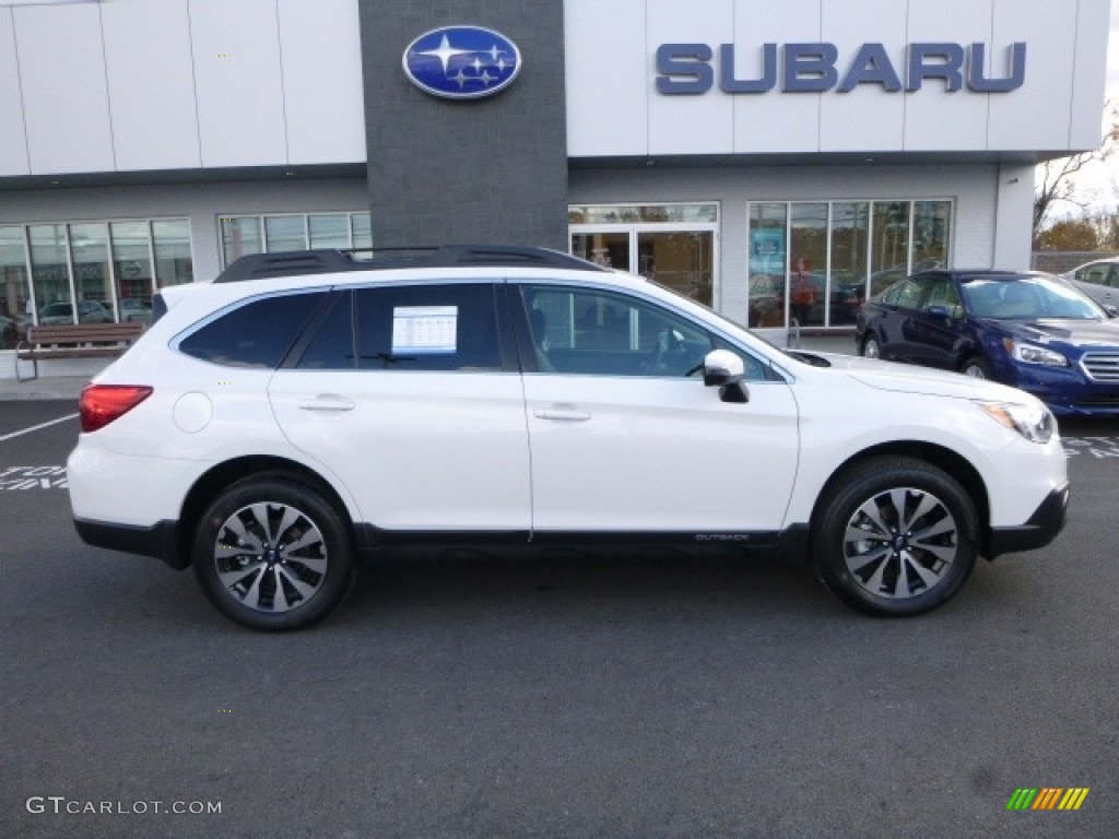 2017 Outback 3.6R Limited - Crystal White Pearl / Slate Black photo #6
