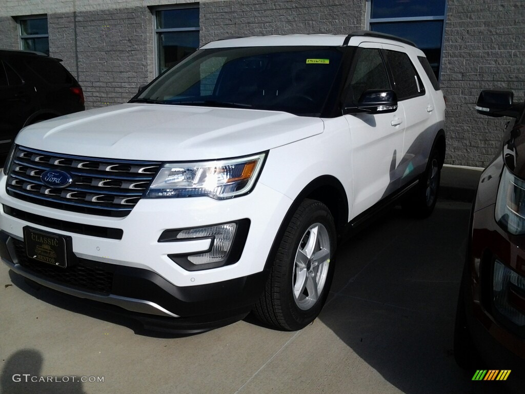 Oxford White Ford Explorer