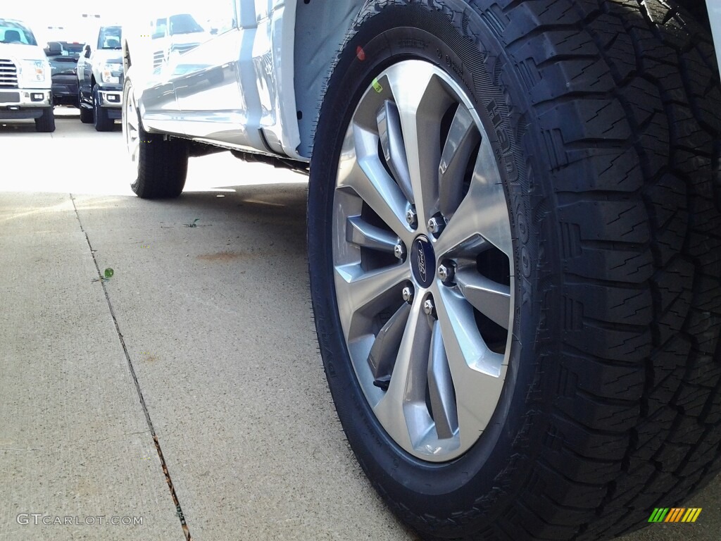 2017 F150 XL SuperCrew 4x4 - Oxford White / Black photo #4