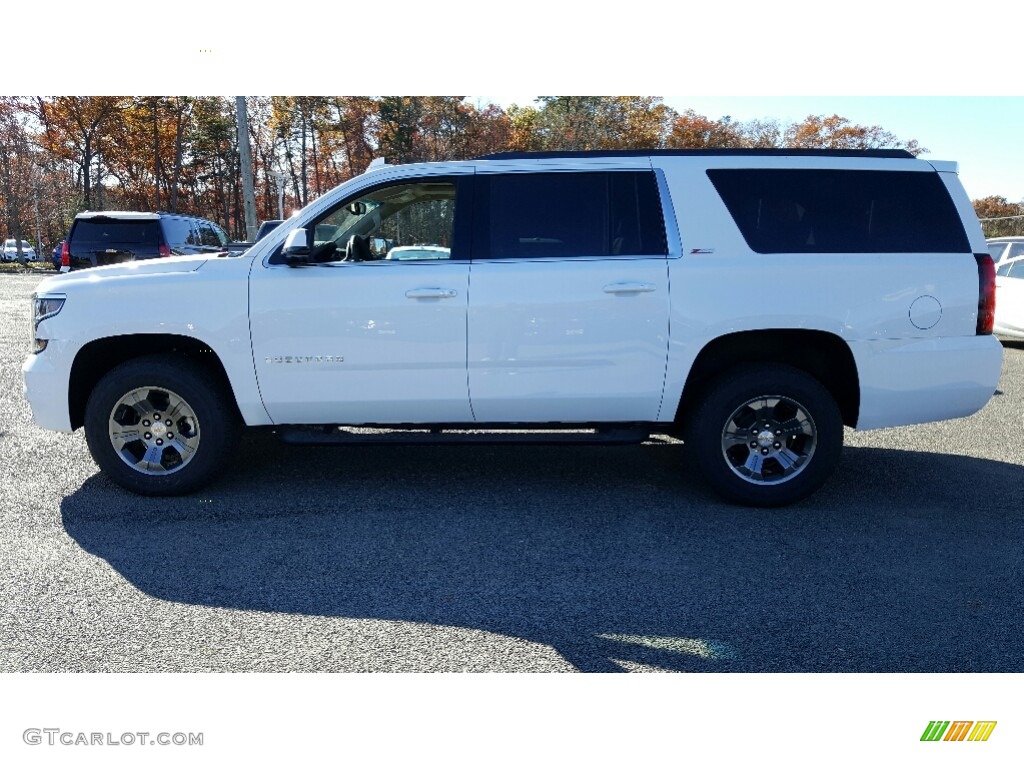 2017 Suburban LT 4WD - Summit White / Cocoa/Dune photo #3