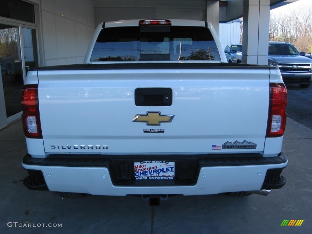 2017 Silverado 1500 High Country Crew Cab 4x4 - Iridescent Pearl Tricoat / High Country Saddle photo #19