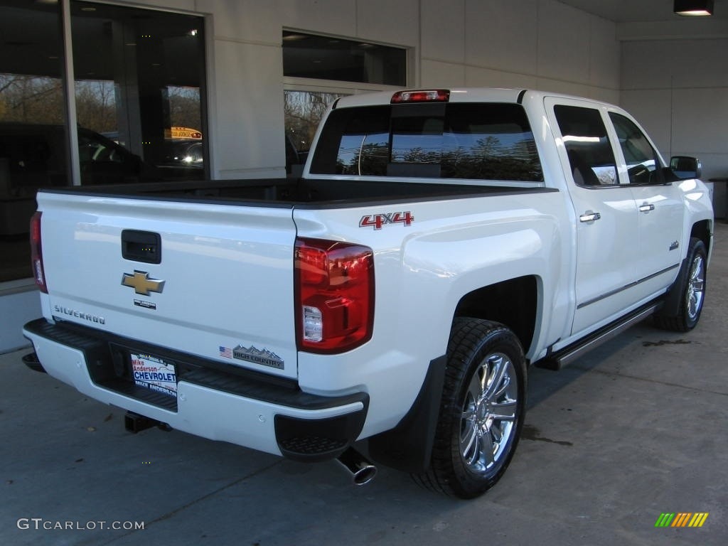 2017 Silverado 1500 High Country Crew Cab 4x4 - Iridescent Pearl Tricoat / High Country Saddle photo #20