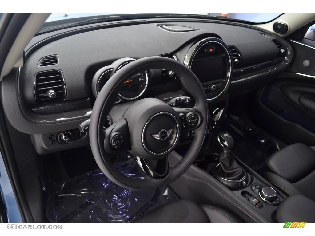 Carbon Black Interior 2017 Mini Clubman Cooper ALL4 Photo #116979650