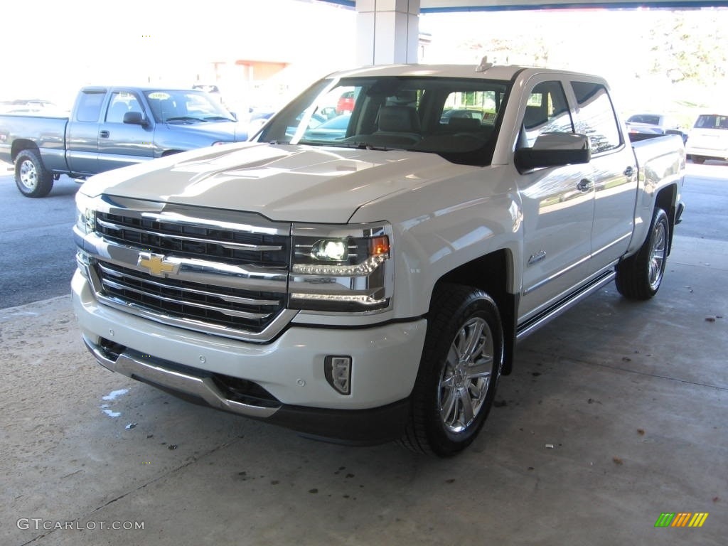 2017 Silverado 1500 High Country Crew Cab 4x4 - Iridescent Pearl Tricoat / High Country Saddle photo #23