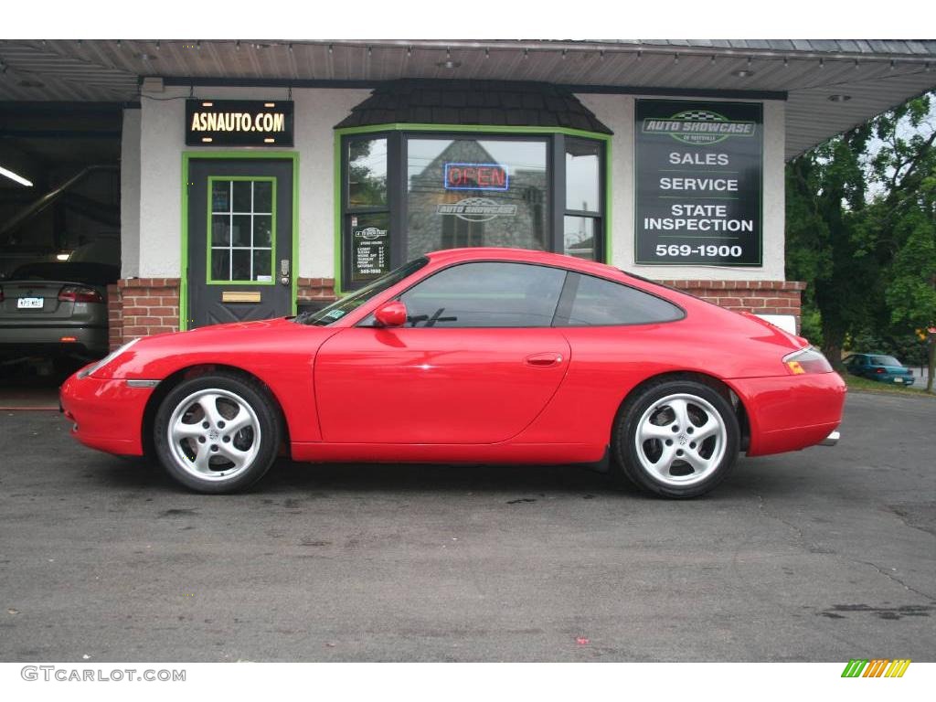 1999 911 Carrera Coupe - Guards Red / Black photo #4
