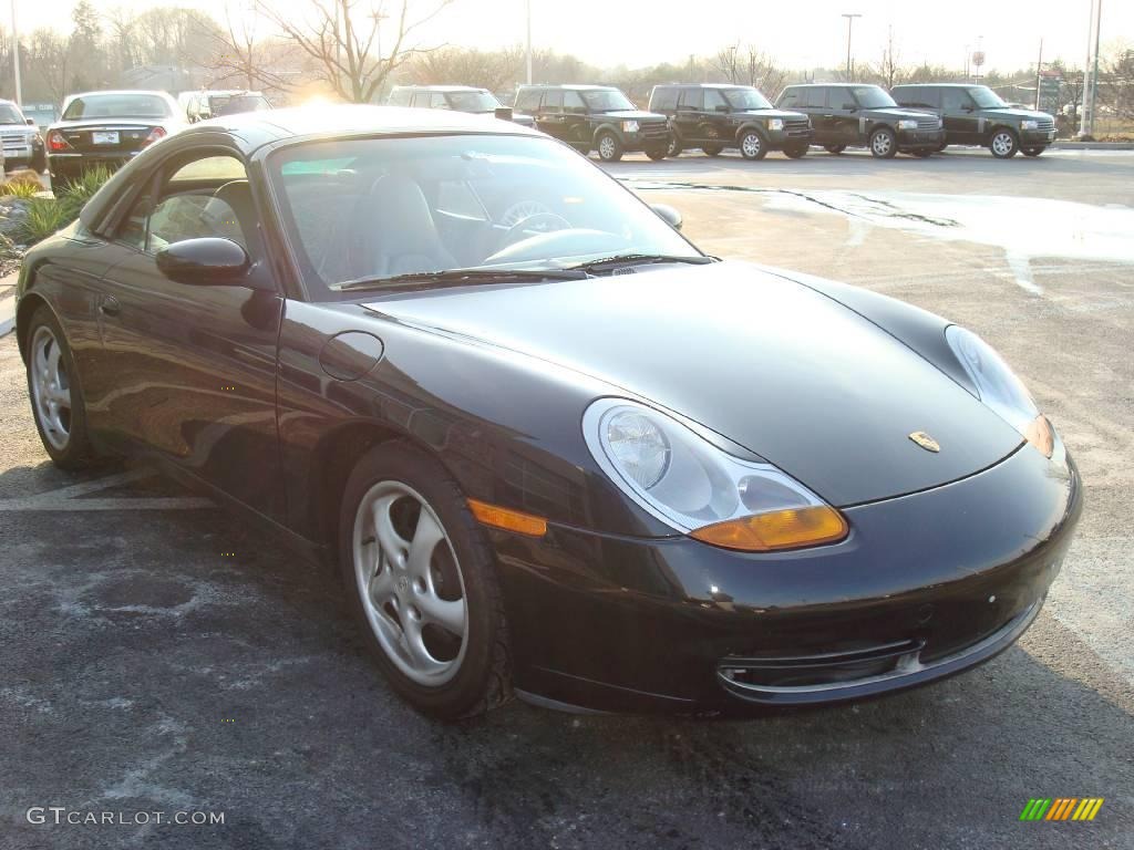 1999 911 Carrera Cabriolet - Black Metallic / Graphite Grey photo #5