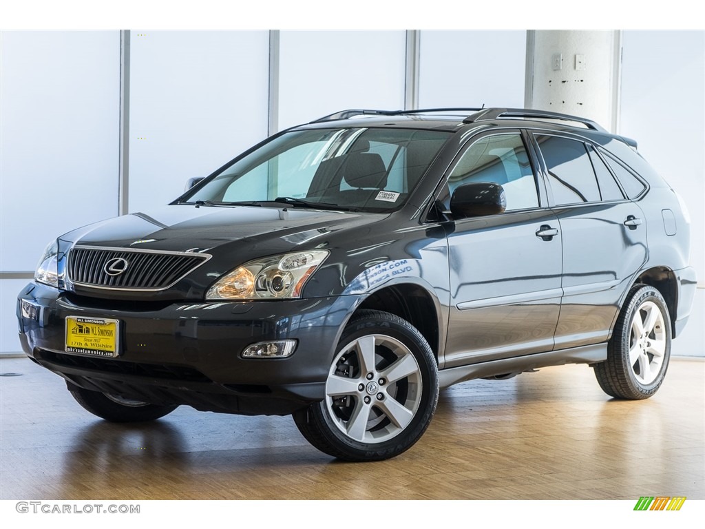 2007 RX 350 AWD - Flint Gray Mica / Black photo #14