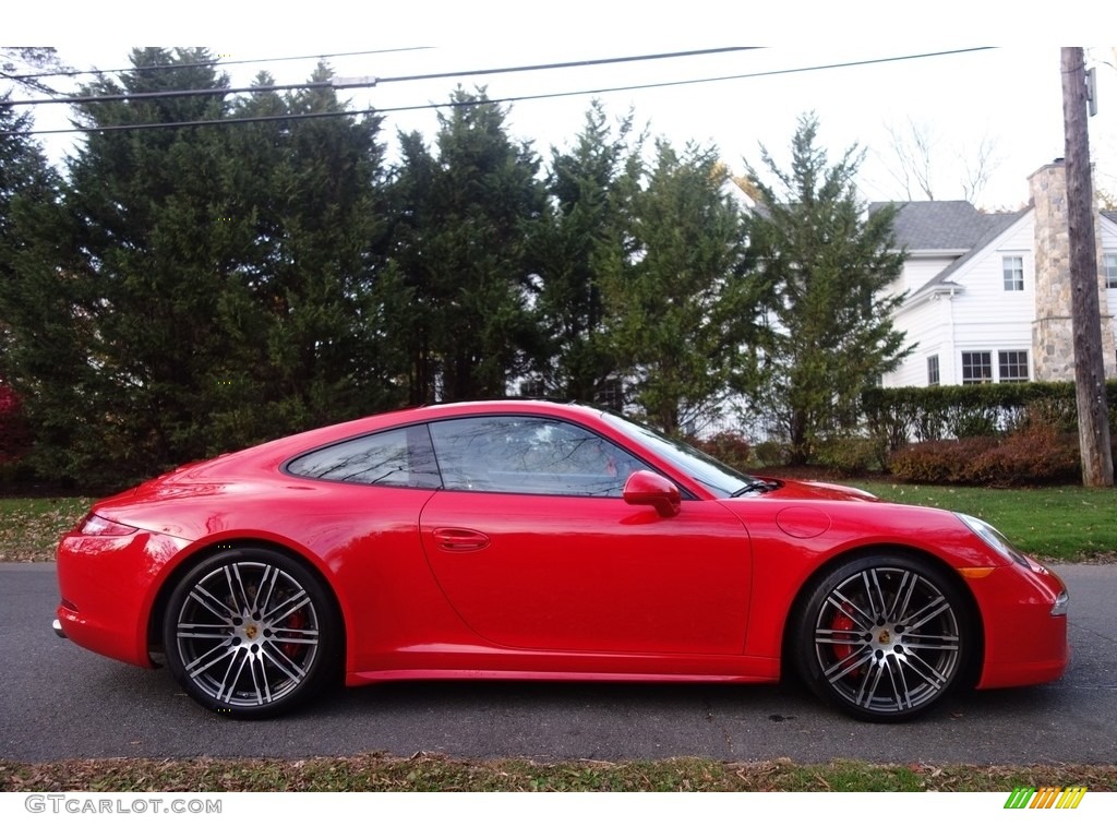 2016 911 Carrera 4S Coupe - Guards Red / Black photo #7
