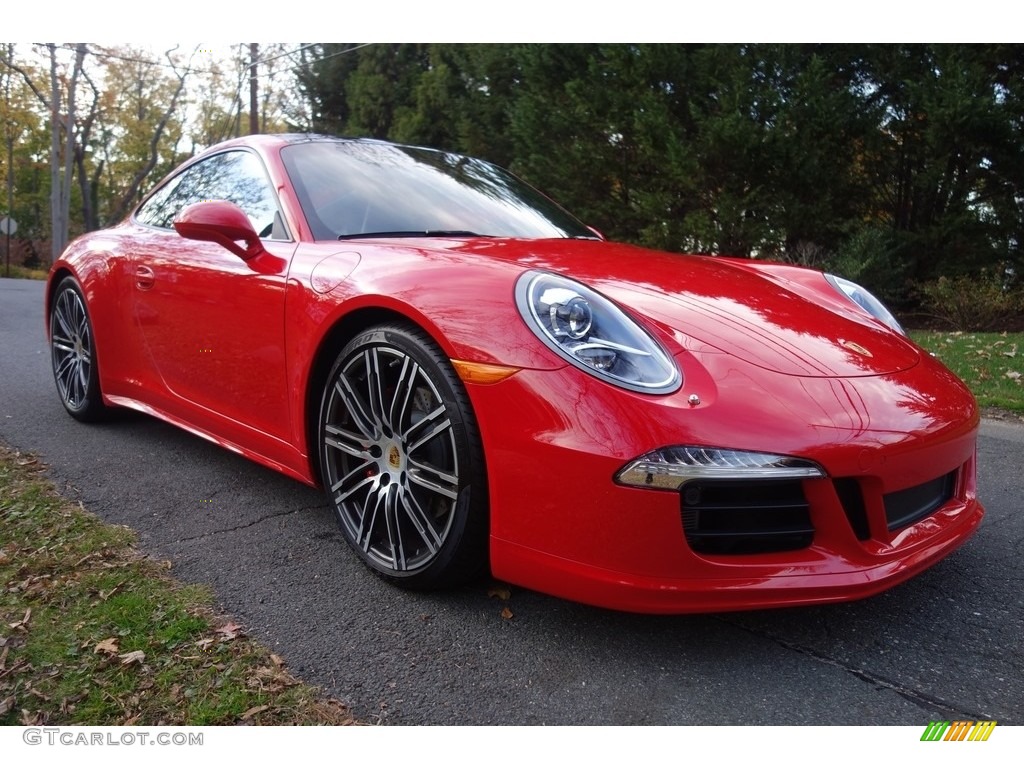 2016 911 Carrera 4S Coupe - Guards Red / Black photo #8