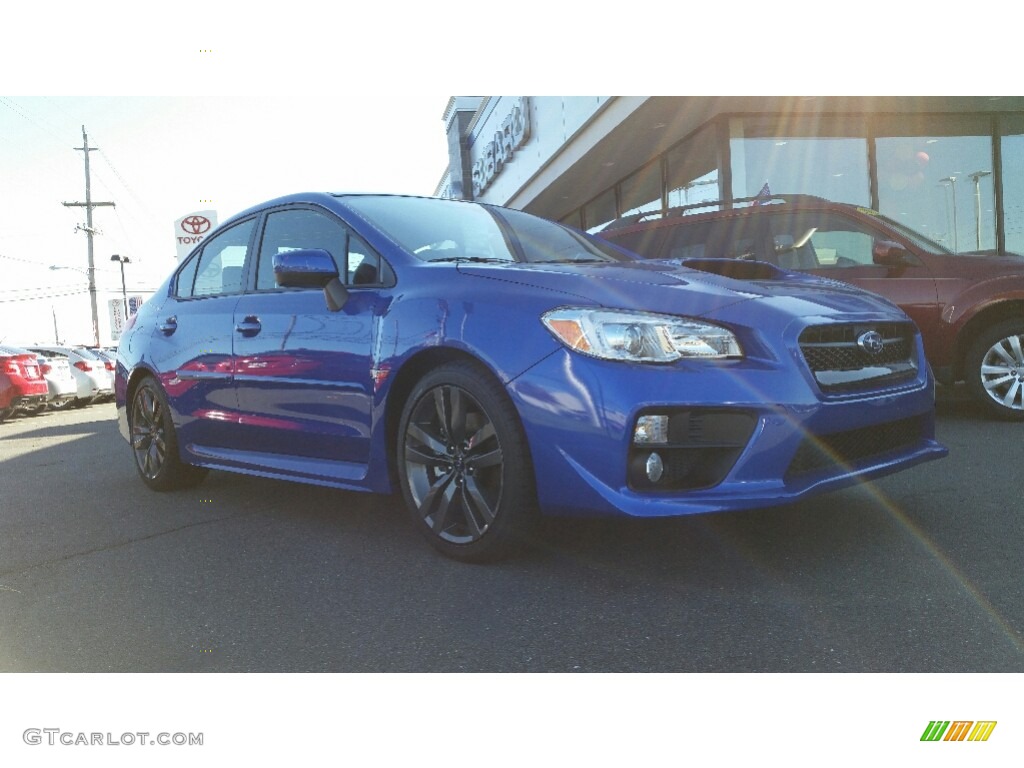 2017 WRX Premium - WR Blue Pearl / Carbon Black photo #1
