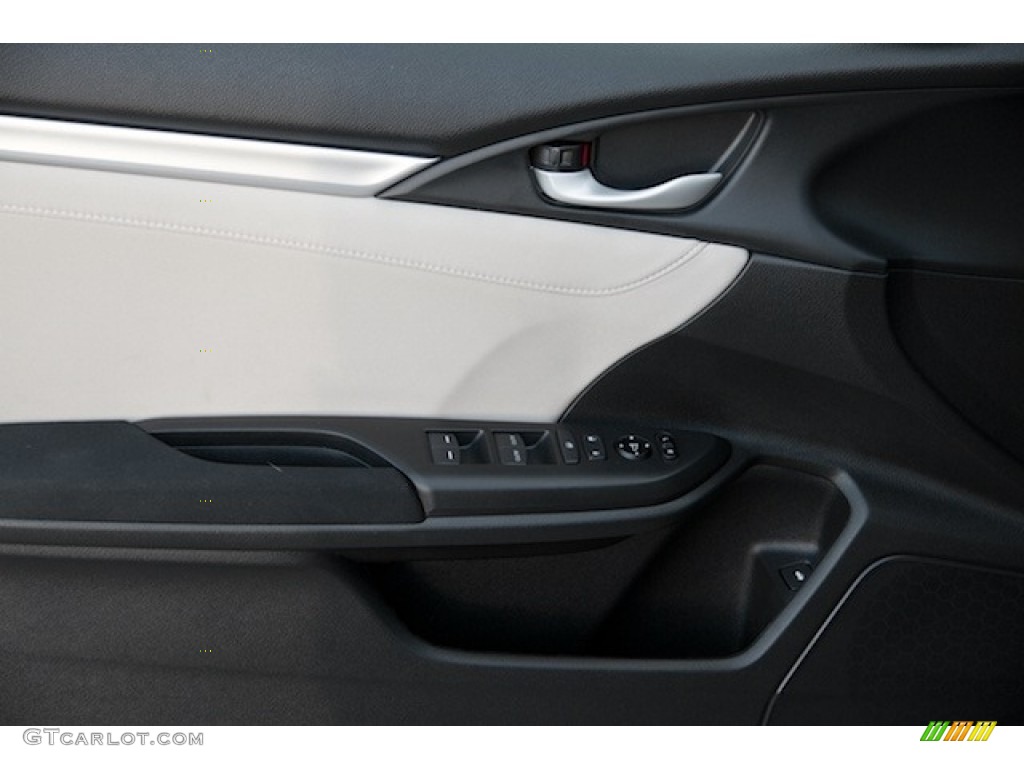 2017 Honda Civic EX Sedan Ivory Door Panel Photo #116986130