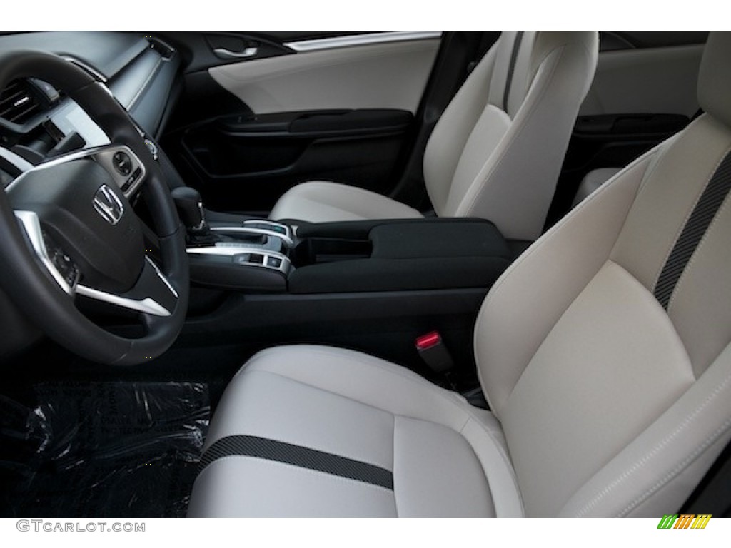 Ivory Interior 2017 Honda Civic EX Sedan Photo #116986151
