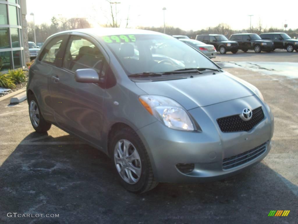 2007 Yaris 3 Door Liftback - Meteorite Metallic / Dark Charcoal photo #5