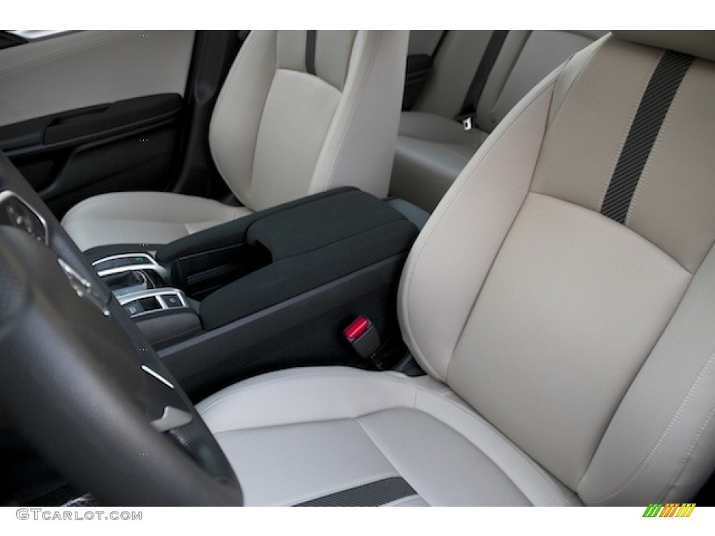 Ivory Interior 2017 Honda Civic EX Sedan Photo #116986201