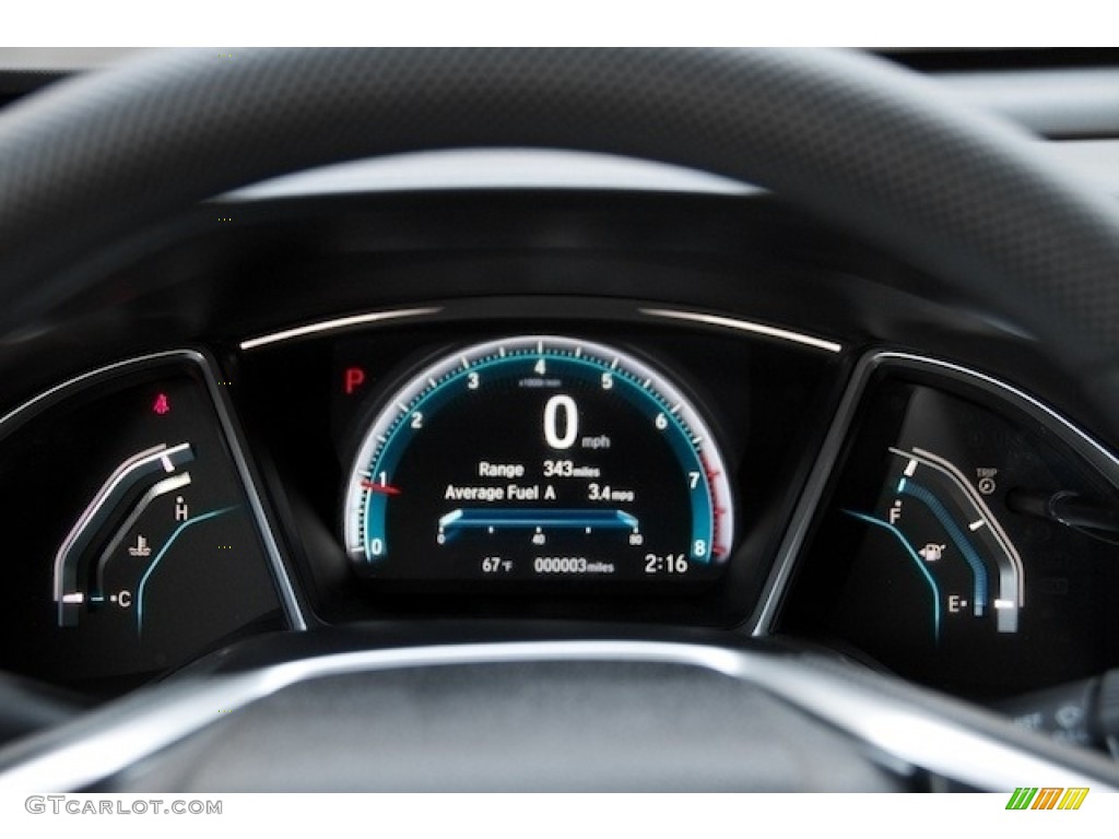 2017 Honda Civic EX Sedan Gauges Photo #116986319