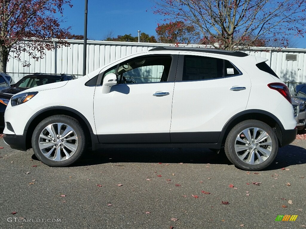 Summit White 2017 Buick Encore Preferred Exterior Photo #116987363