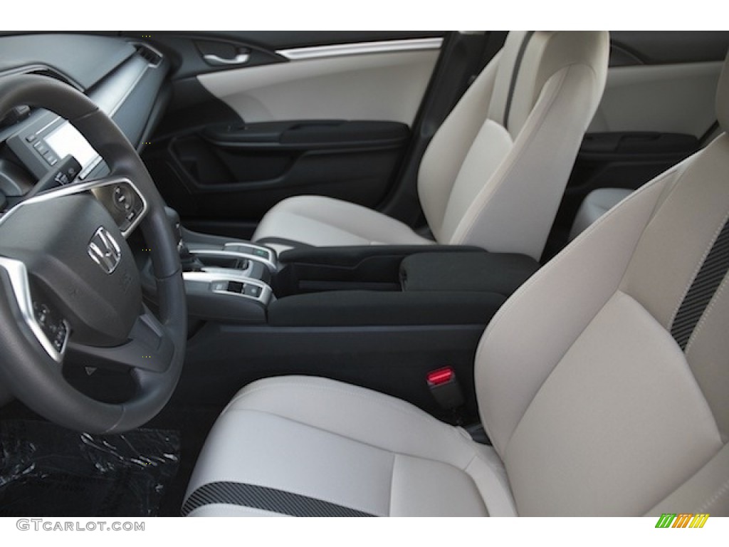 Ivory Interior 2017 Honda Civic LX Sedan Photo #116987672