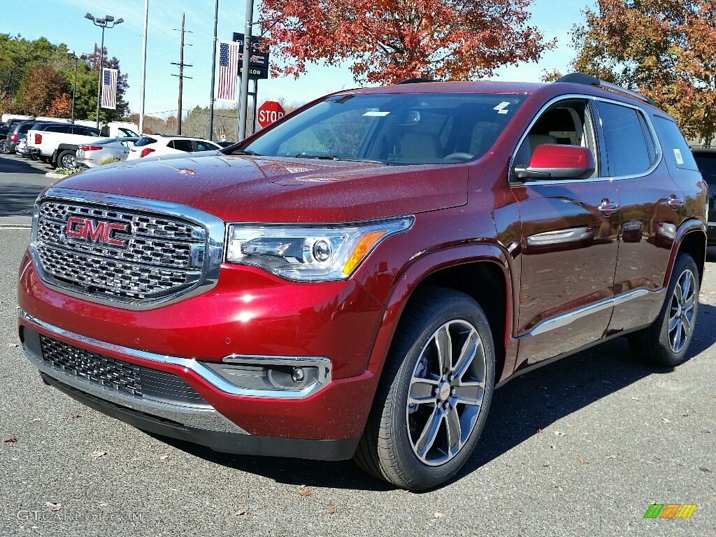 2017 Acadia Denali - Crimson Red Tintcoat / Cocoa/Shale photo #1