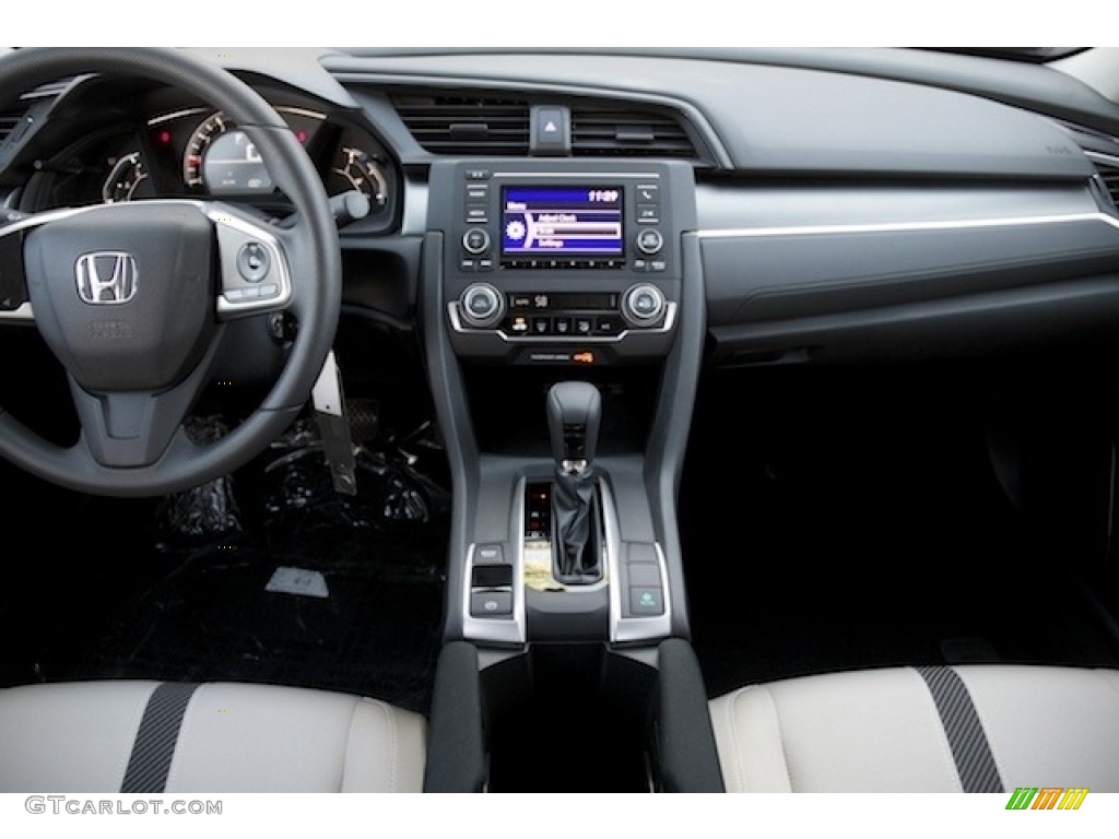2017 Honda Civic LX Sedan Ivory Dashboard Photo #116988092