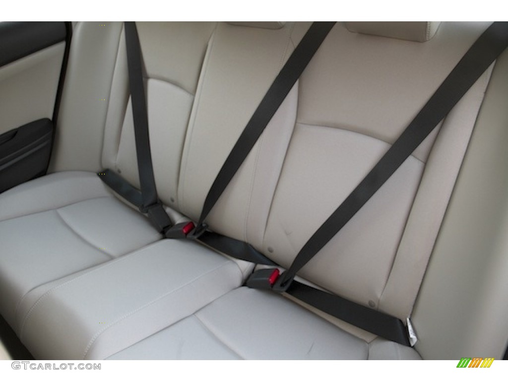 Ivory Interior 2017 Honda Civic LX Sedan Photo #116988116