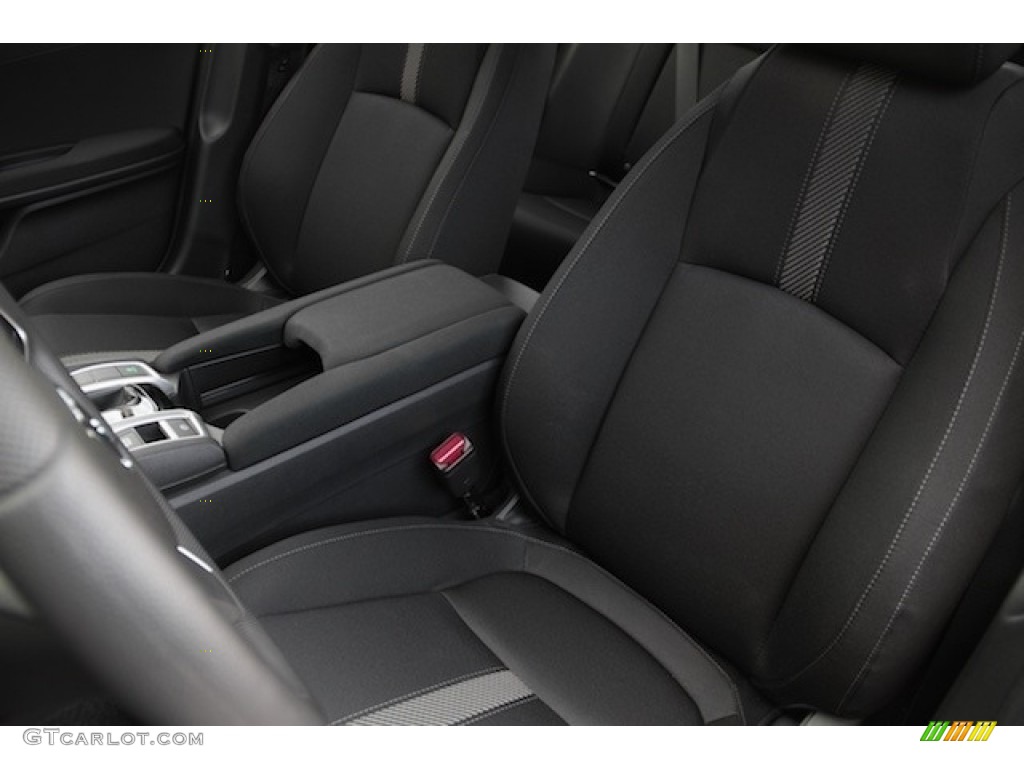 Black Interior 2017 Honda Civic EX-T Sedan Photo #116988161