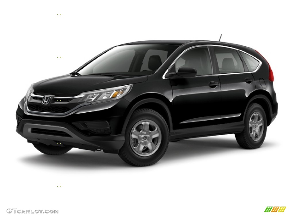 2016 CR-V LX - Crystal Black Pearl / Black photo #18