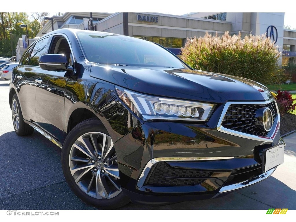 2017 MDX Technology SH-AWD - Crystal Black Pearl / Ebony photo #1