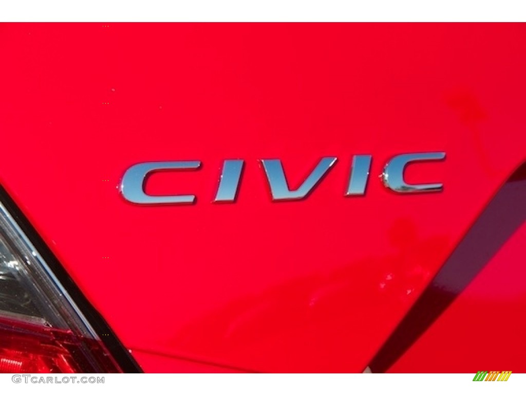 2017 Honda Civic EX Sedan Marks and Logos Photo #116989475