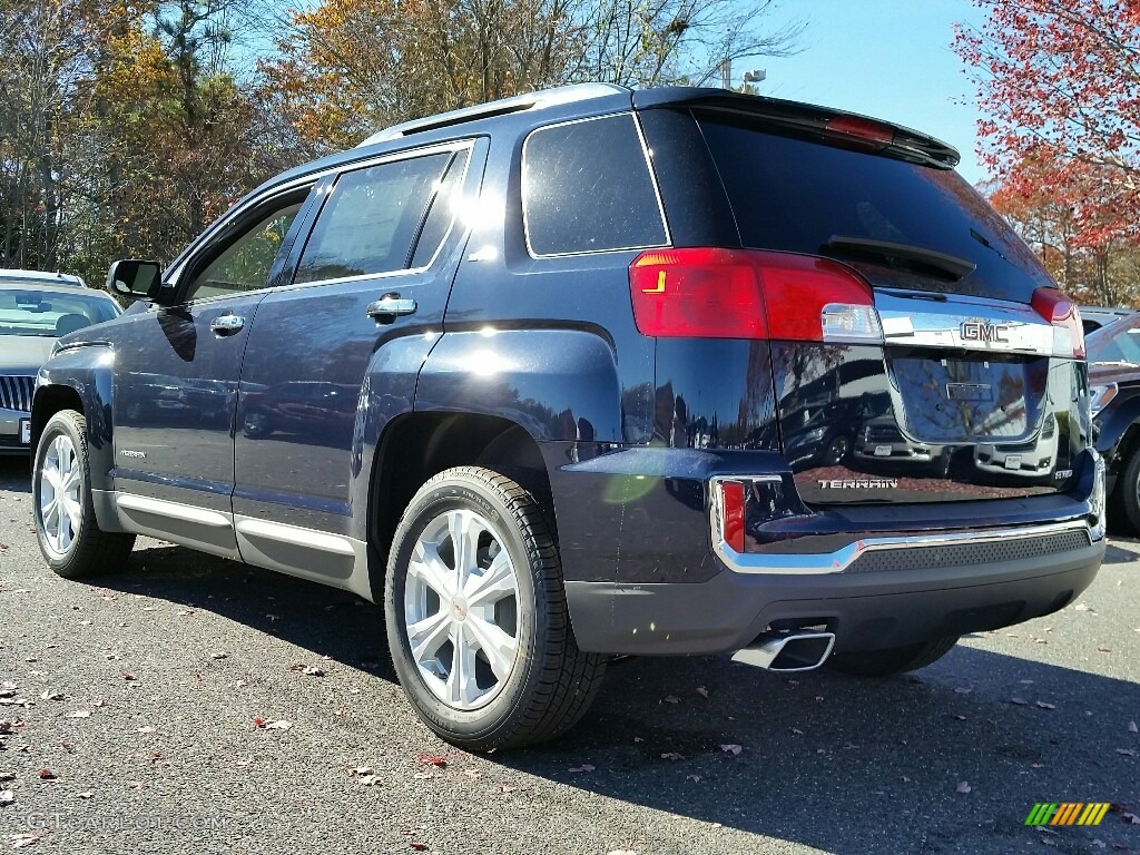 2017 Terrain SLT AWD - Dark Sapphire Blue Metallic / Jet Black photo #4