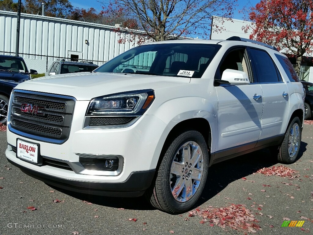 2017 Acadia Limited AWD - White Frost Tricoat / Dark Cashmere photo #1
