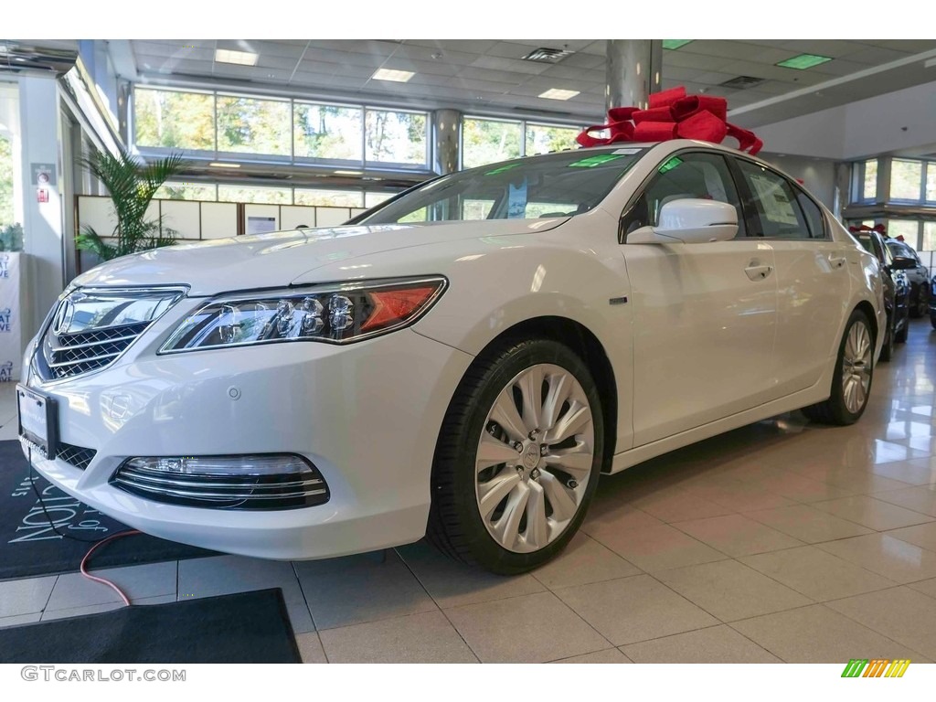 2016 Bellanova White Pearl Acura Rlx Sport Hybrid Sh Awd