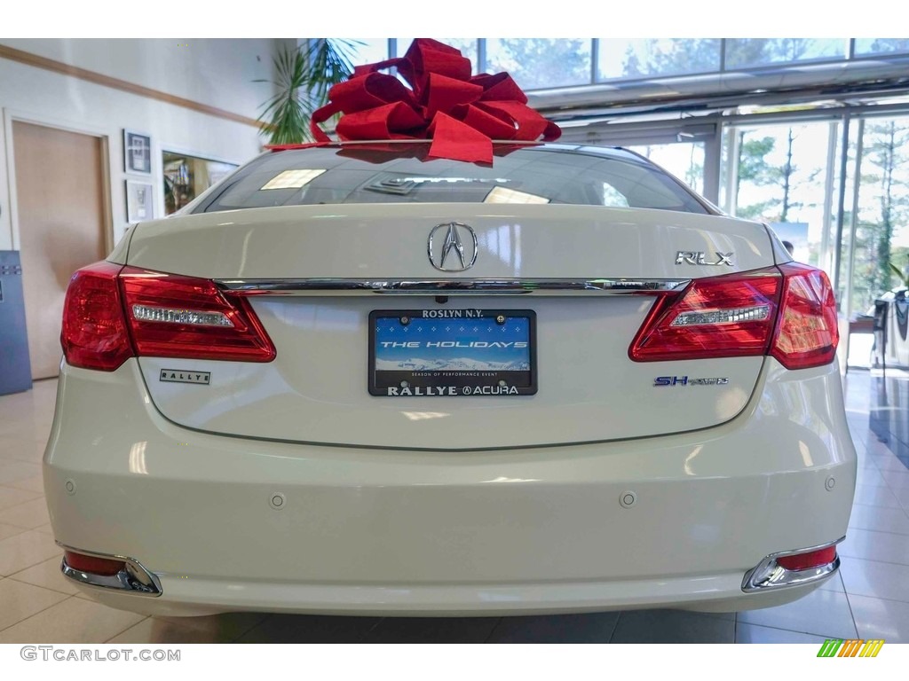 2016 RLX Sport Hybrid SH-AWD Advance - Bellanova White Pearl / Seacoast photo #4