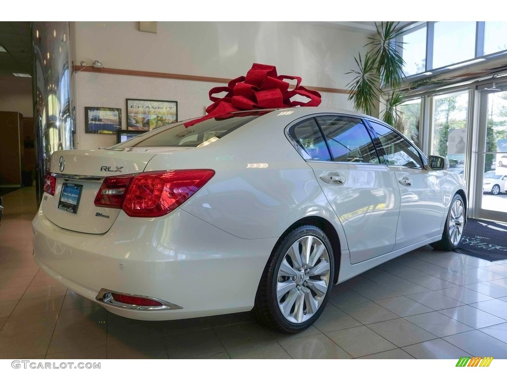 2016 RLX Sport Hybrid SH-AWD Advance - Bellanova White Pearl / Seacoast photo #5