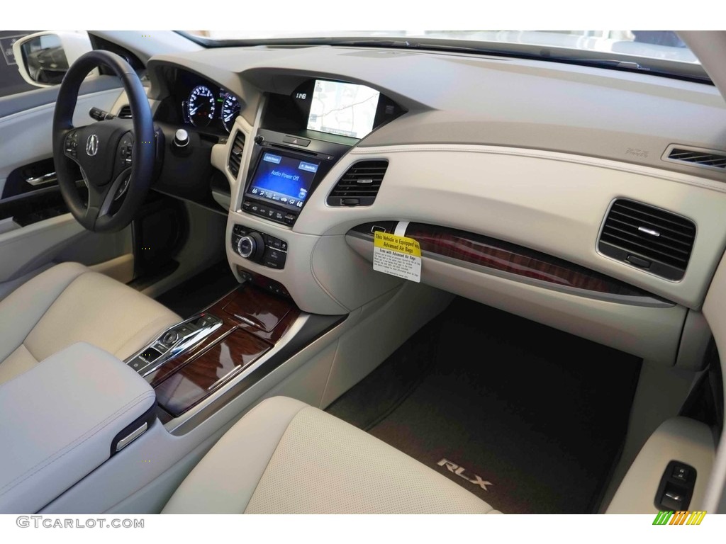 2016 RLX Sport Hybrid SH-AWD Advance - Bellanova White Pearl / Seacoast photo #16