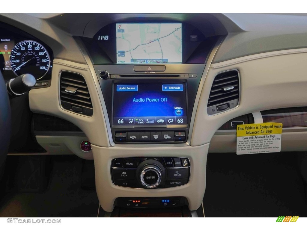 2016 RLX Sport Hybrid SH-AWD Advance - Bellanova White Pearl / Seacoast photo #19