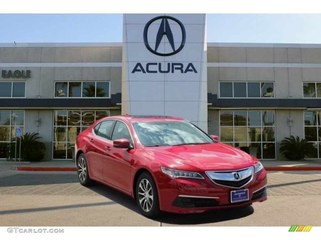 2017 TLX Sedan - San Marino Red / Ebony photo #1