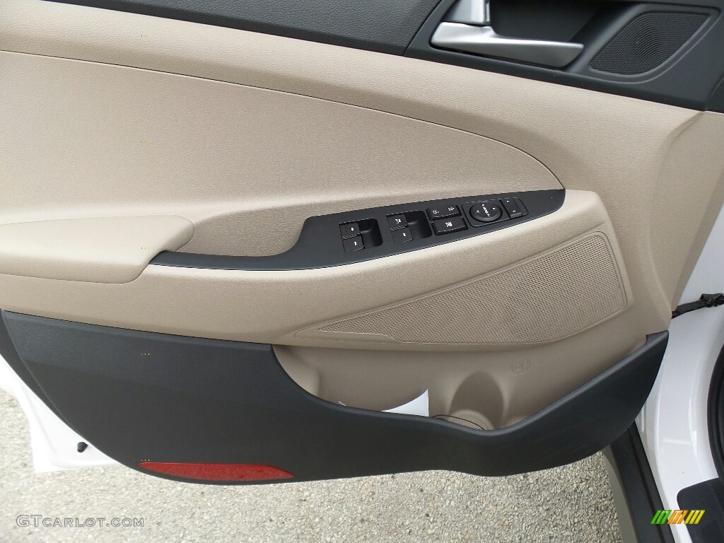 2017 Hyundai Tucson Eco AWD Beige Door Panel Photo #116993621