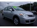 2009 Brillant Silver Nissan Versa 1.8 S Hatchback  photo #4