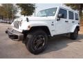 2017 Bright White Jeep Wrangler Unlimited Sahara 4x4  photo #1