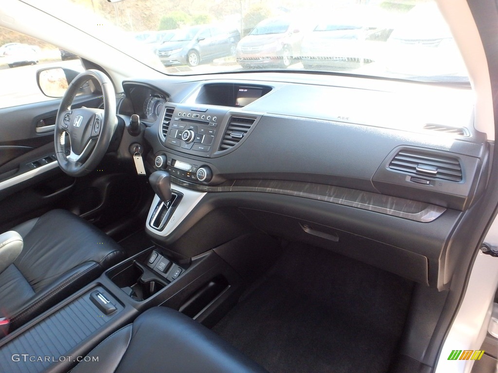 2014 CR-V EX-L AWD - Alabaster Silver Metallic / Black photo #12
