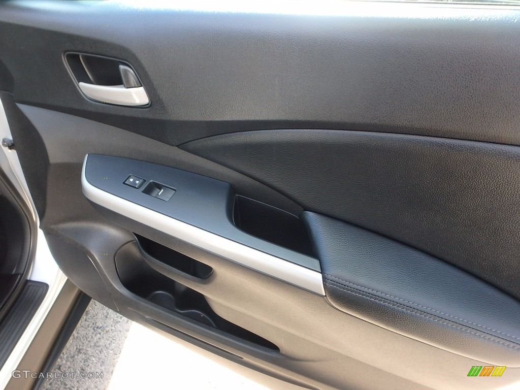 2014 CR-V EX-L AWD - Alabaster Silver Metallic / Black photo #13