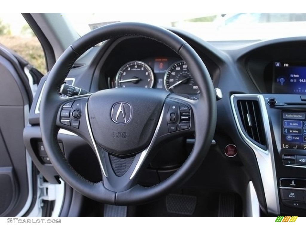 2017 TLX Sedan - Bellanova White Pearl / Ebony photo #28