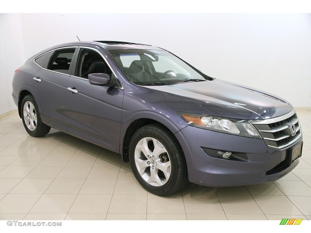 2012 Accord Crosstour EX-L 4WD - Twilight Blue Metallic / Black photo #1