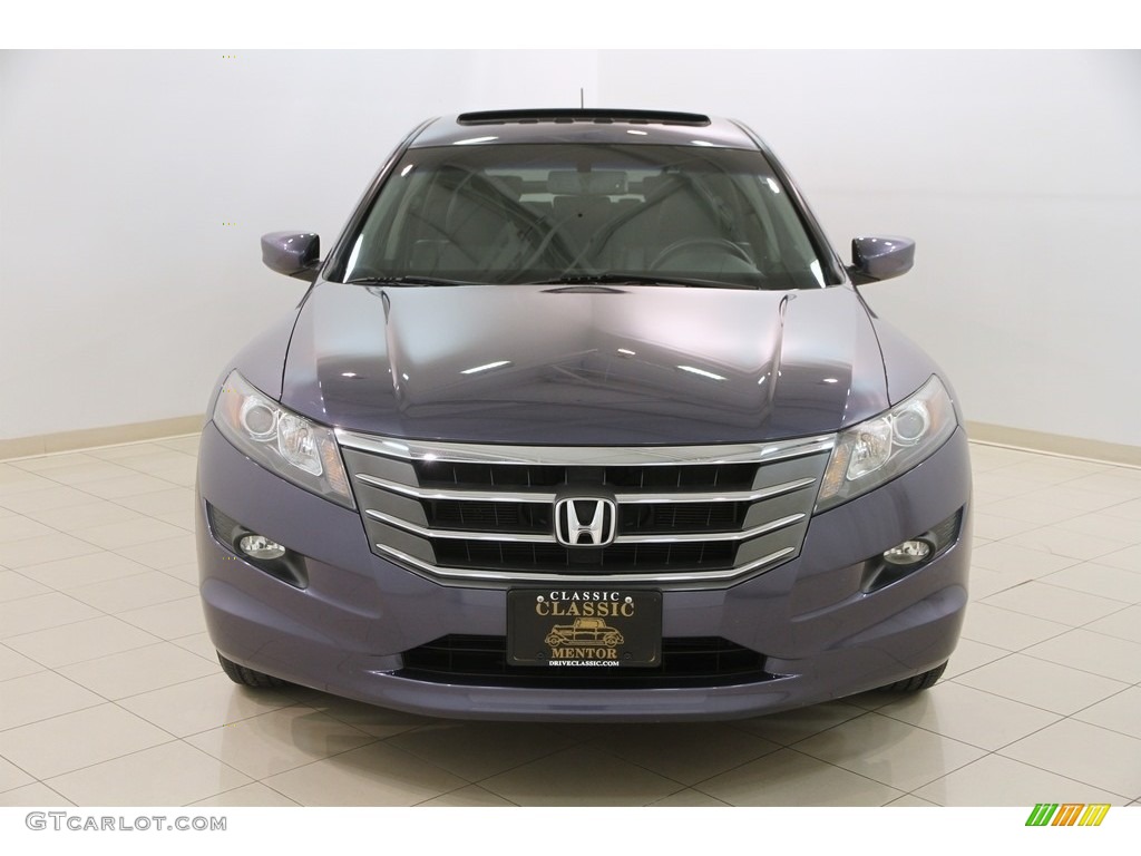 2012 Accord Crosstour EX-L 4WD - Twilight Blue Metallic / Black photo #2