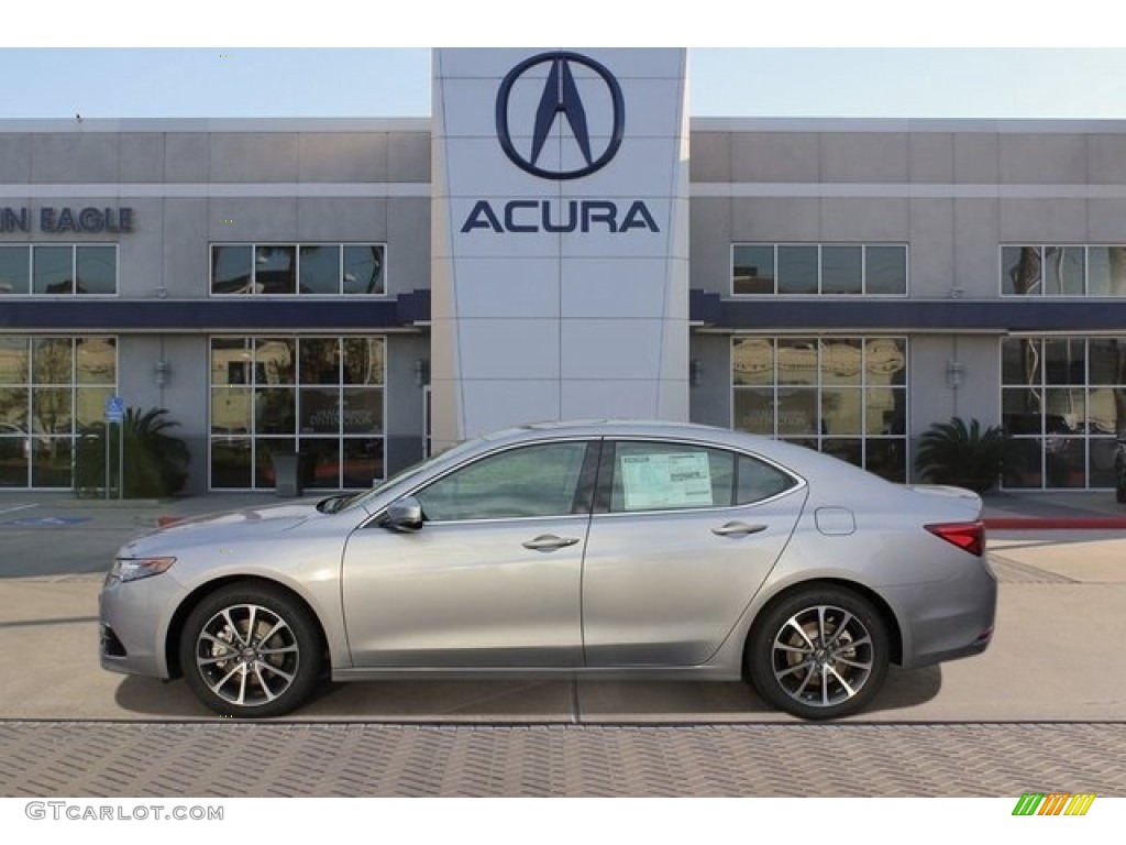 2017 TLX V6 Technology Sedan - Lunar Silver Metallic / Ebony photo #4