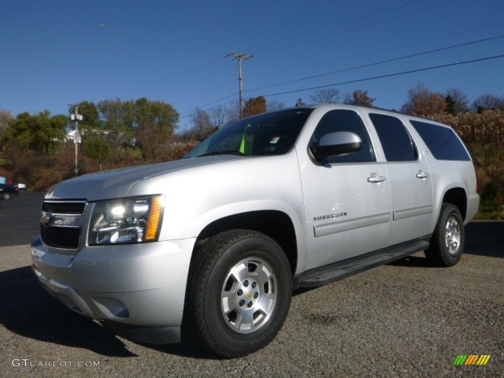 2010 Suburban LT 4x4 - Sheer Silver Metallic / Ebony photo #2